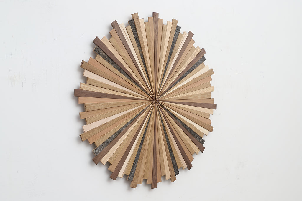 wood starburst wall art 