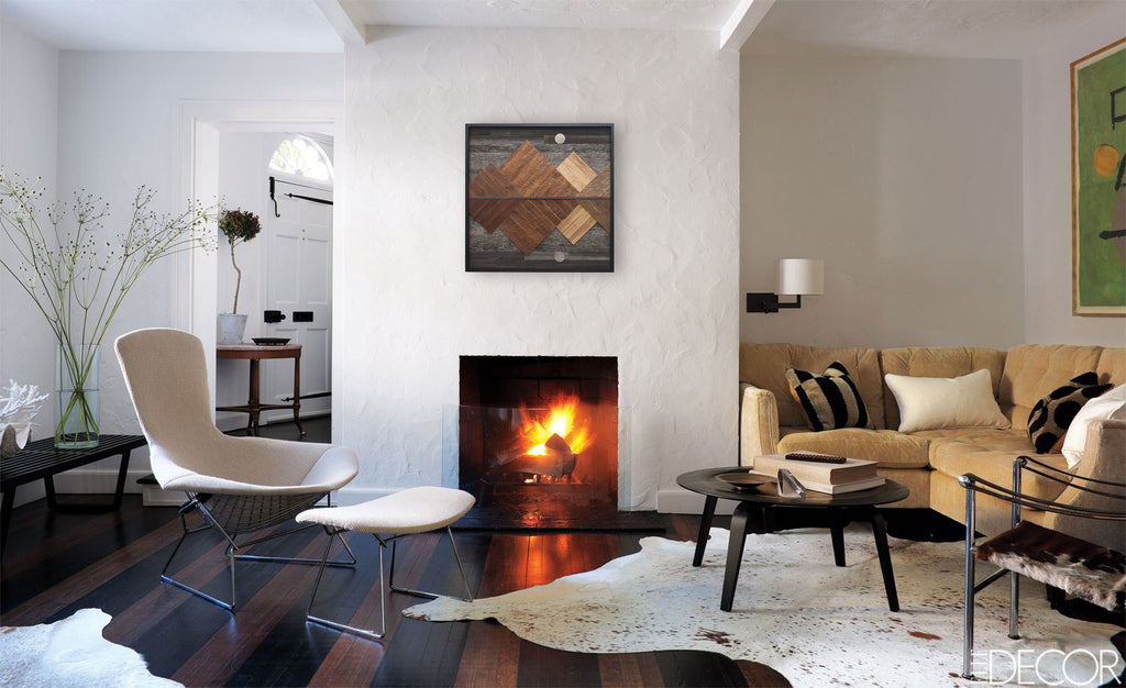 reclaimed wood mountainscape 