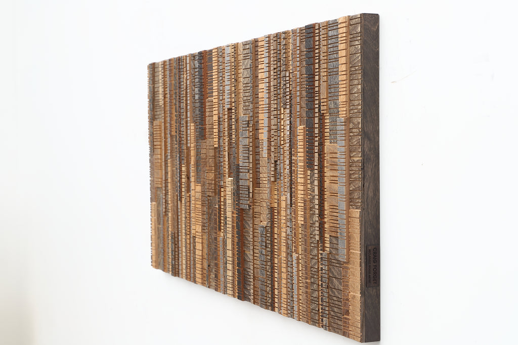 reclaimed wood wall art