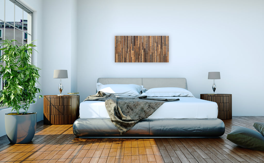 reclaimed wood wall art