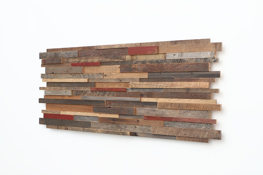 Reclaimed wood wall art