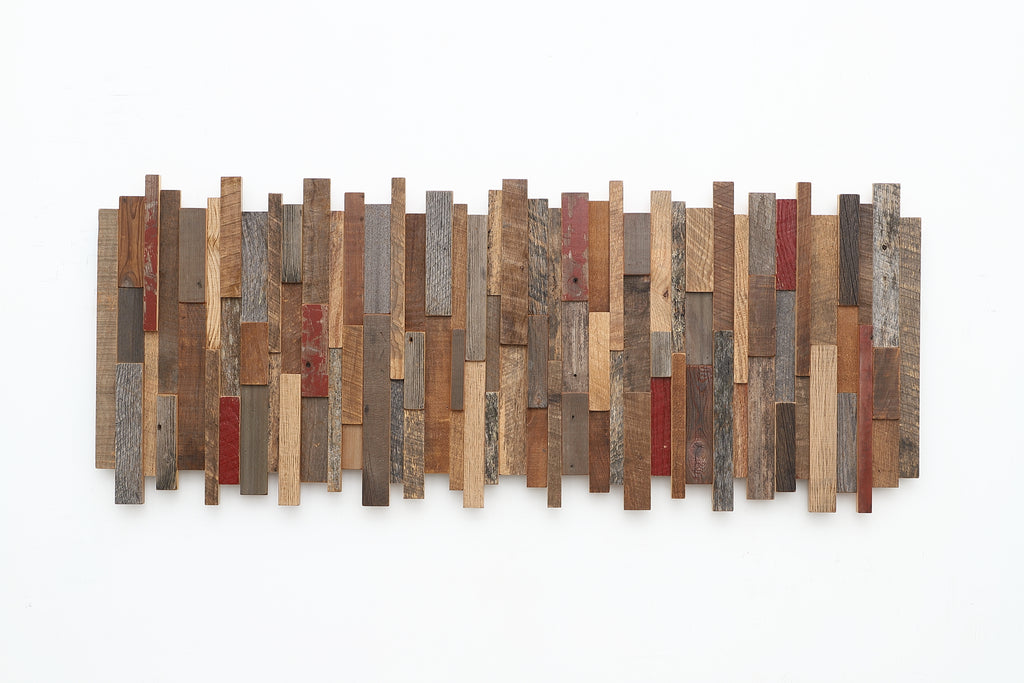 reclaimed wood wall art 