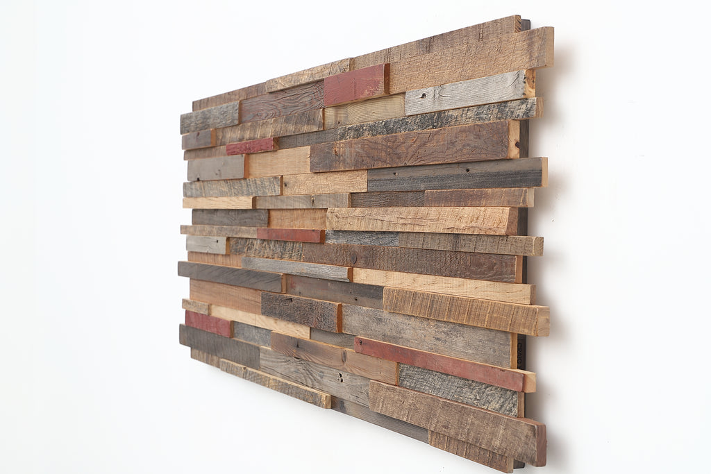 Reclaimed wood wall art
