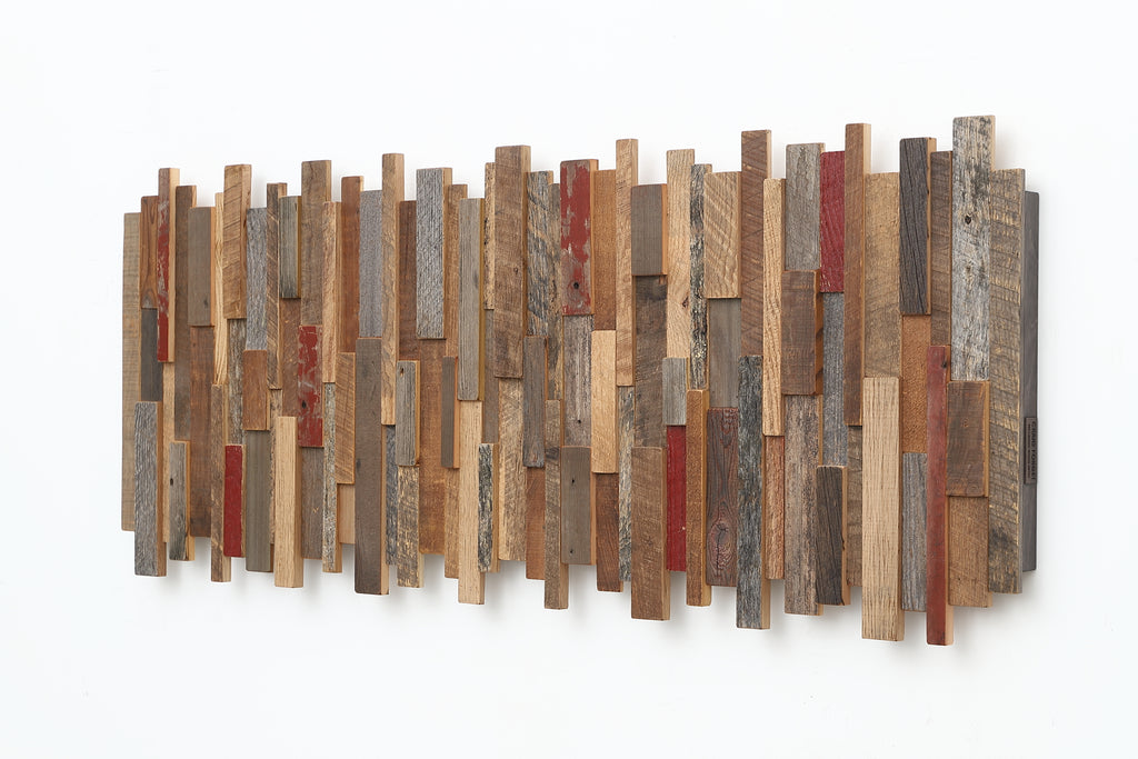 reclaimed wood wall art 