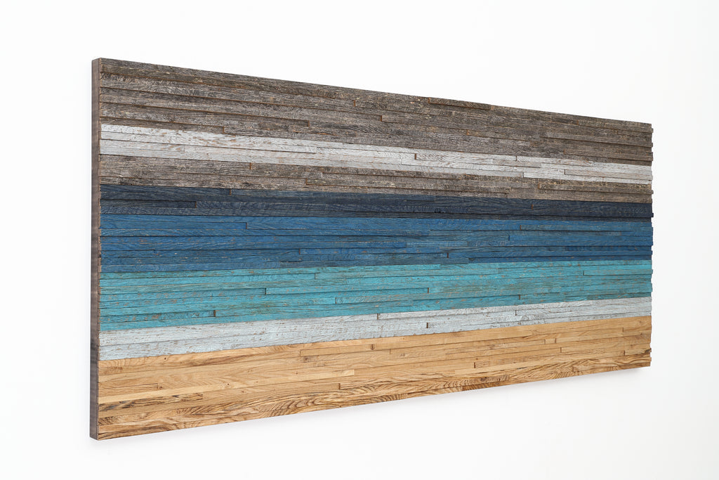 Beachscape  wood wall art 