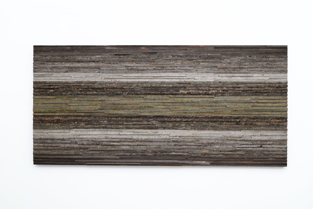 gradient moss wood artwork