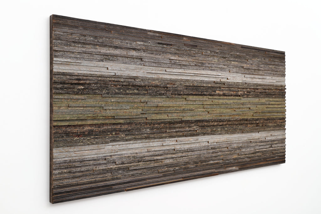 gradient moss wood artwork