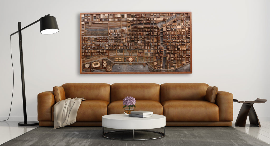 Chicago Cityscape 3d wall art
