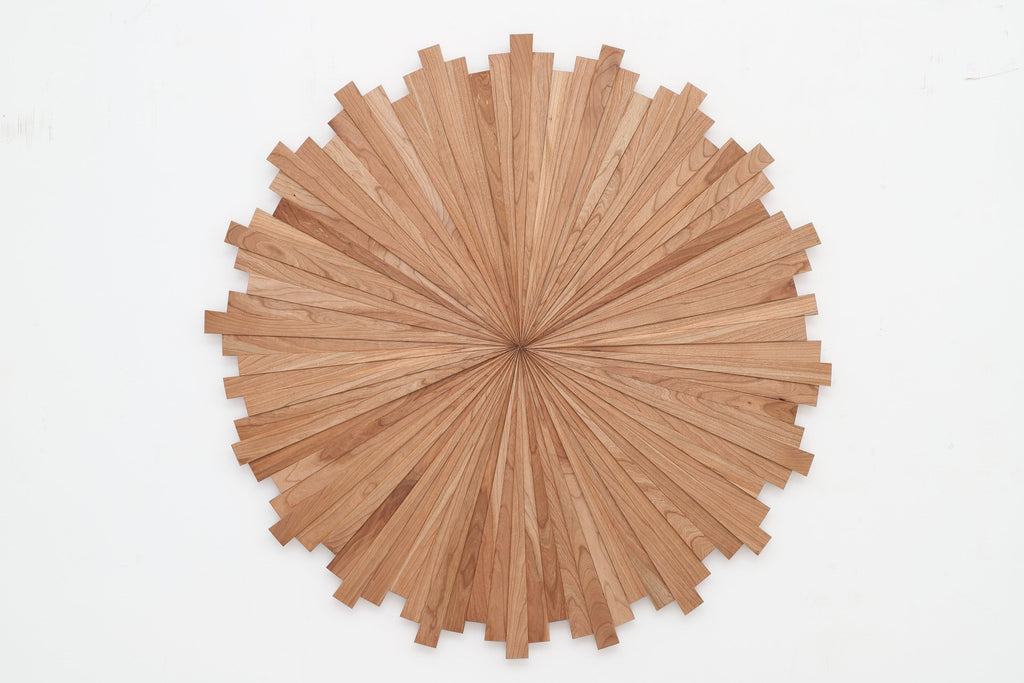 cherry starburst wood art 