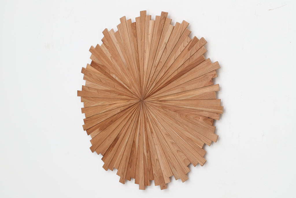cherry starburst wood art 