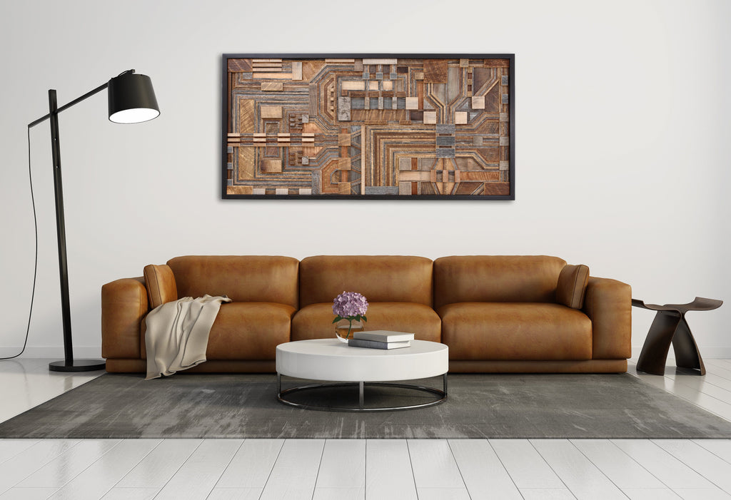 Circuit Board, wood wall art