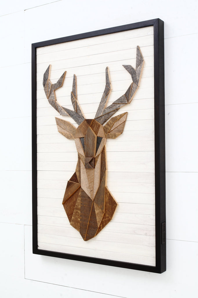 Deer Head wood wall art 