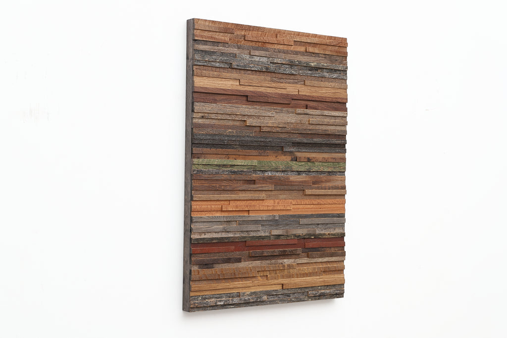 reclaimed wood wall art 