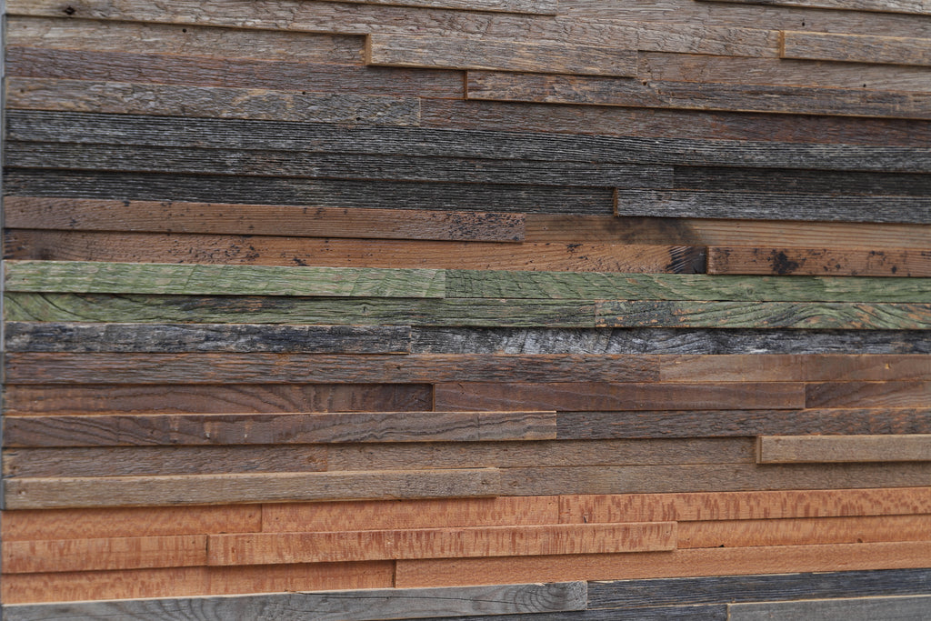 reclaimed wood wall art, sedimentary rock layers 