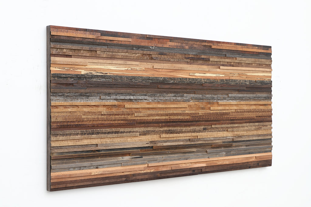 reclaimed wood wall art 