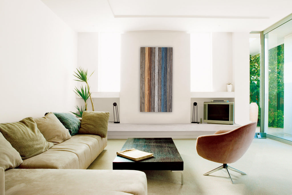 gradient wood artwork