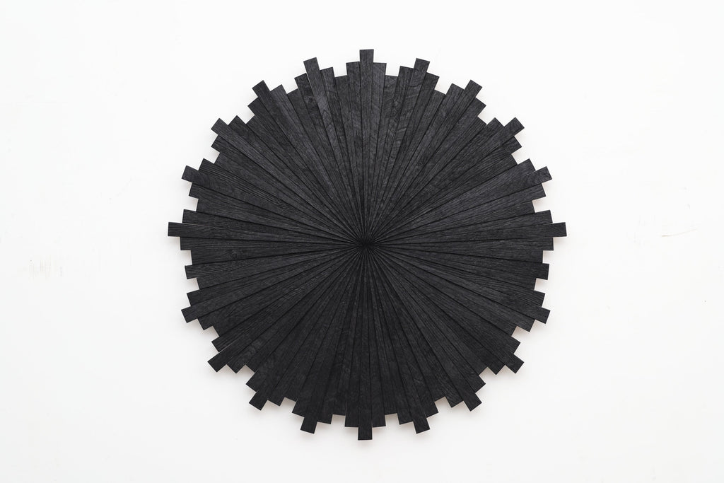 wood starburst wall art