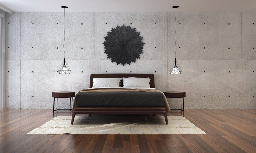 wood starburst wall art