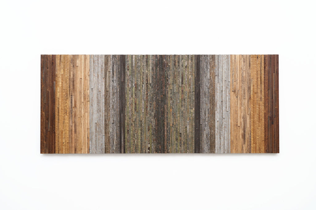 gradient moss wood artwork