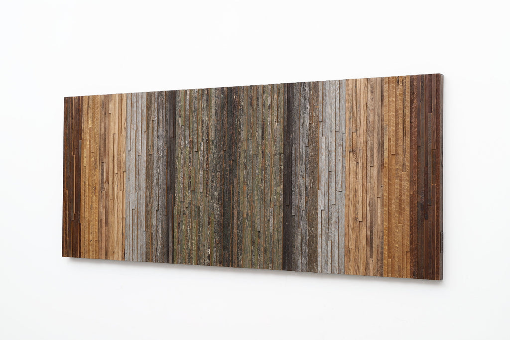 gradient moss wood artwork