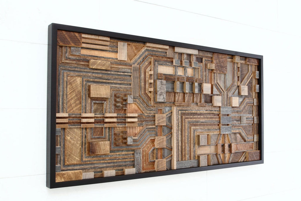 Circuit Board, wood wall art