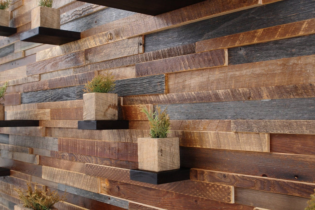 Large floating shelf wall art 