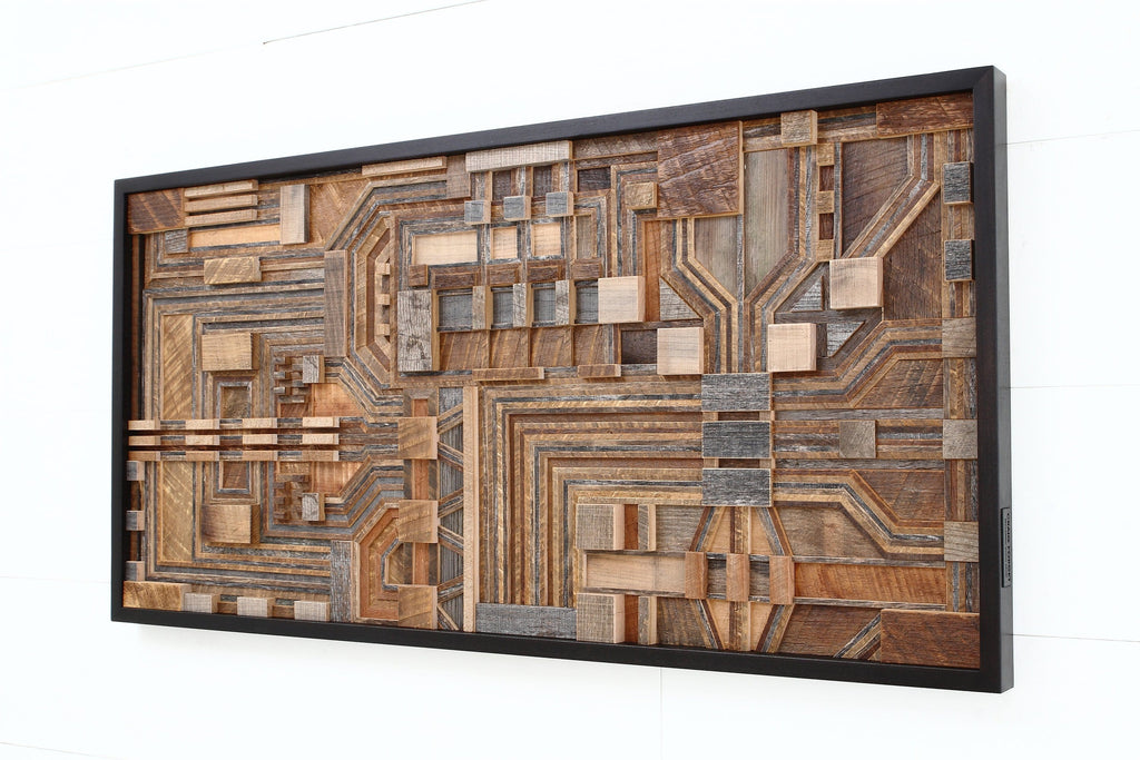 Circuit Board, wood wall art