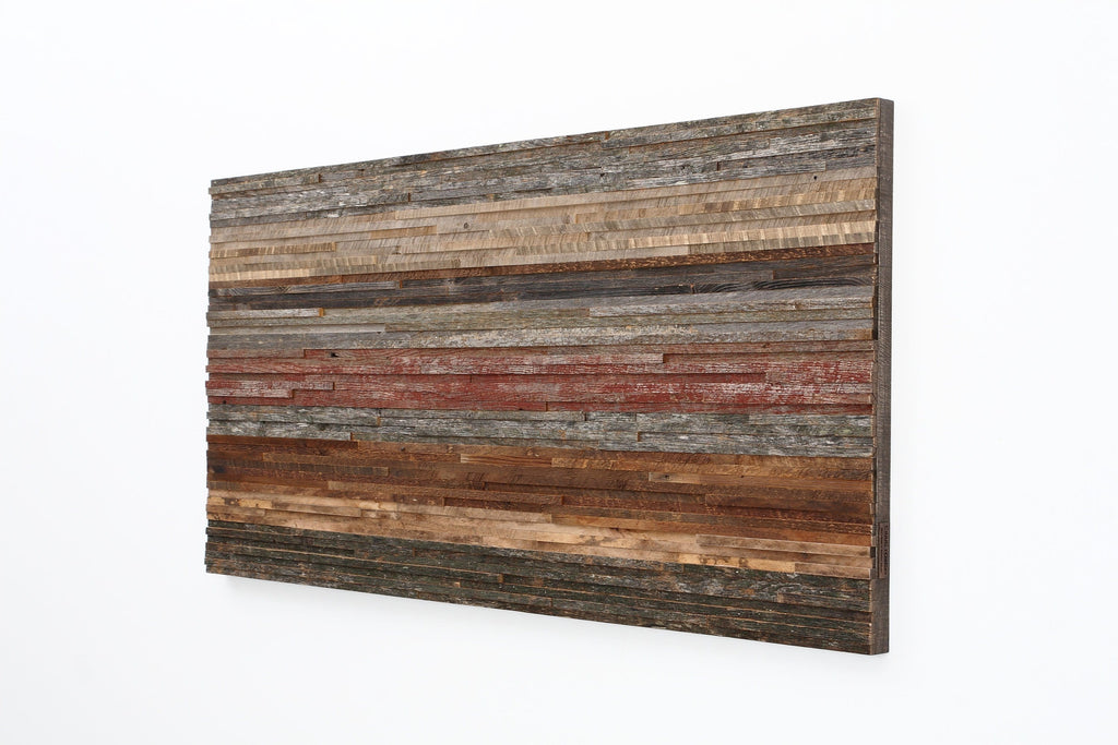 Gradient wood wall art