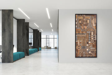 Circuit Board, wood wall art 