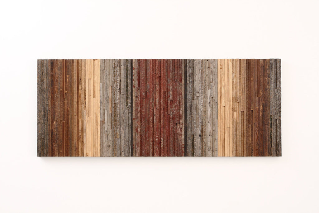 Gradient wood wall art