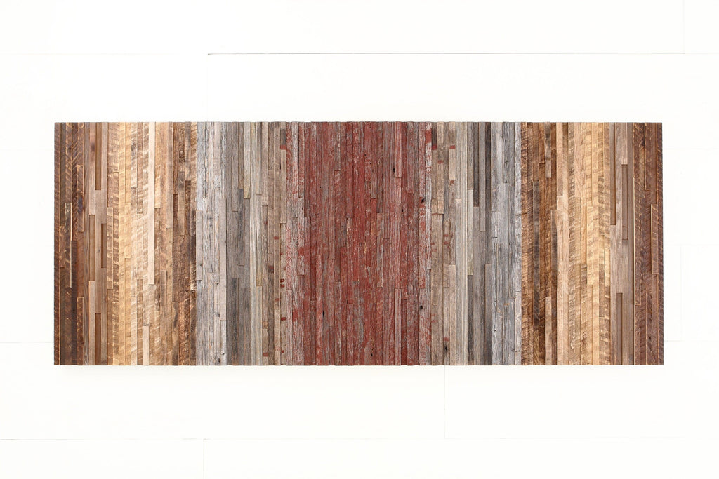 Gradient wood wall art