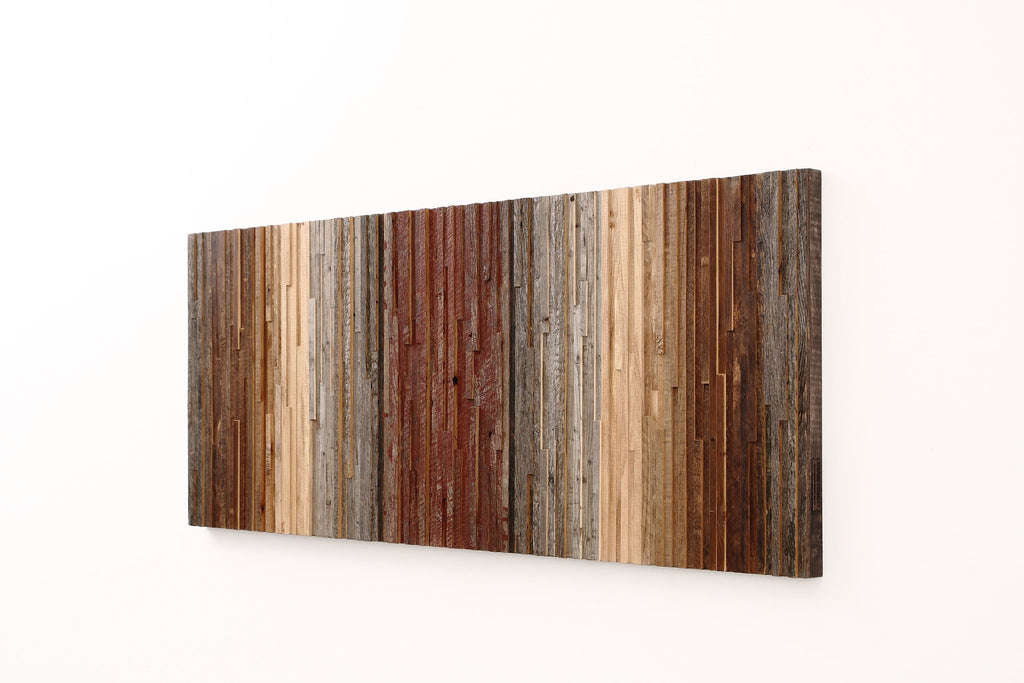 Gradient wood wall art