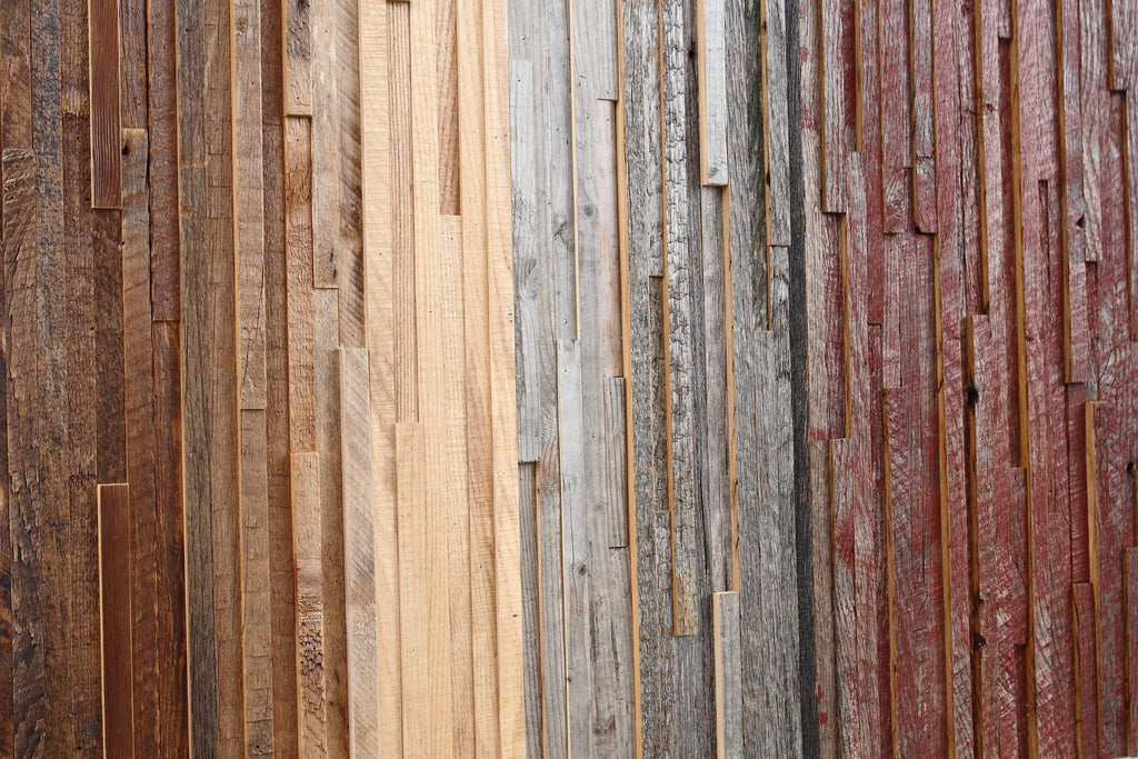 Gradient wood wall art