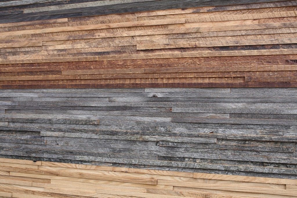 Gradient wood wall art