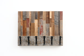 reclaimed wood coat rack wall art 