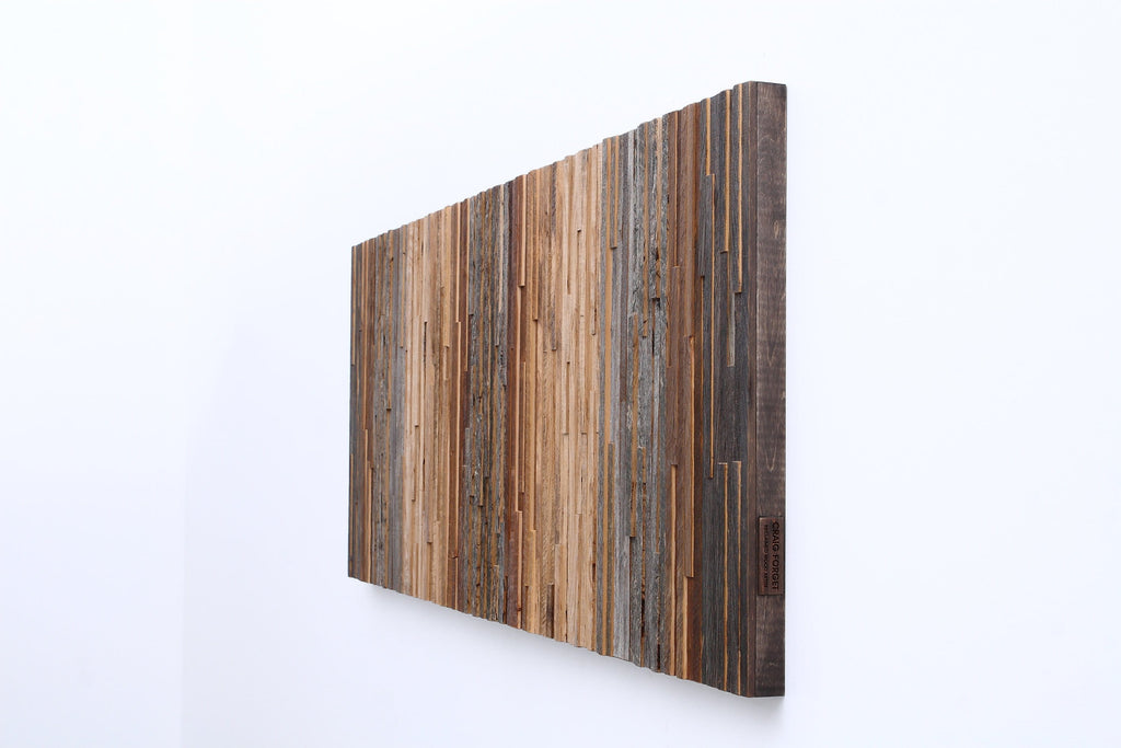 Gradient wood wall art