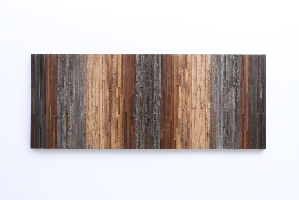 Gradient wood wall art