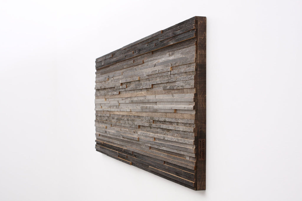 Gradient wood wall art