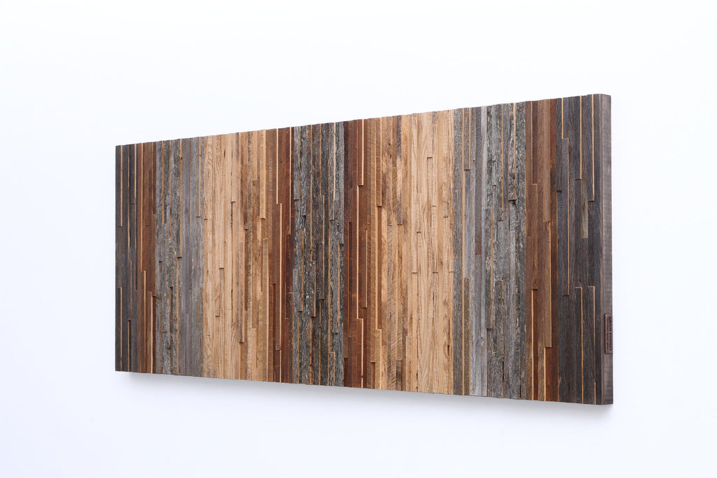 Gradient wood wall art