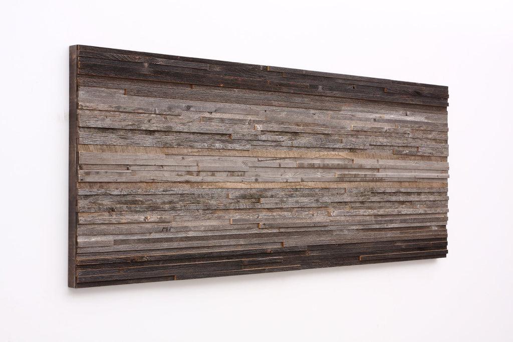 Gradient wood wall art