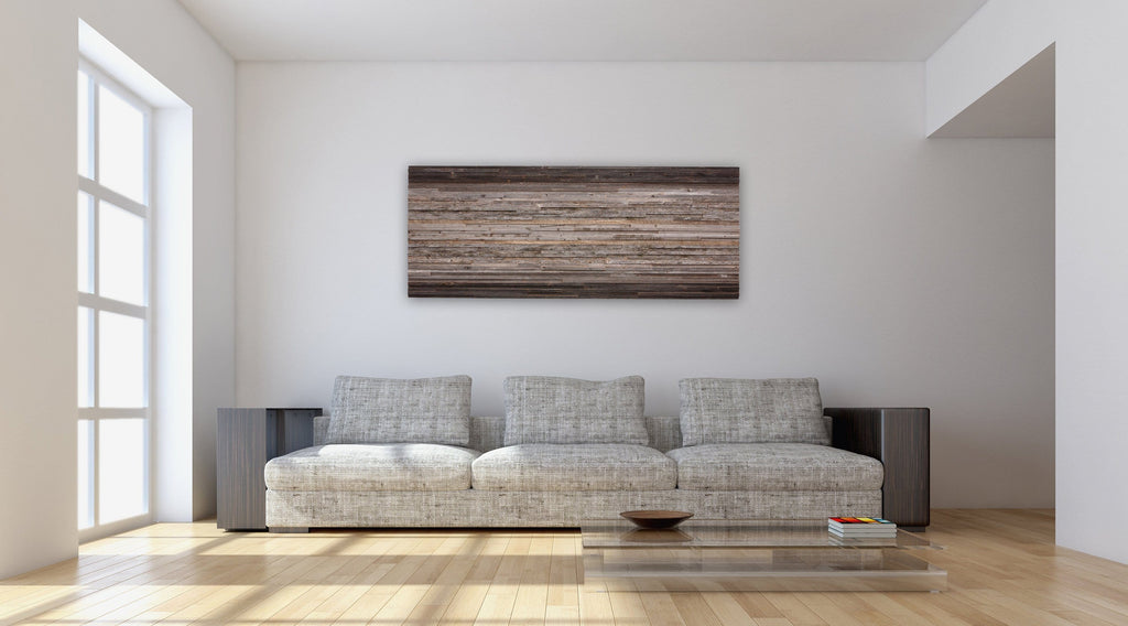 Gradient wood wall art