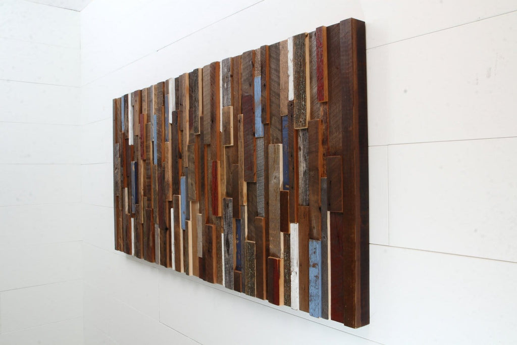 reclaimed wood wall art