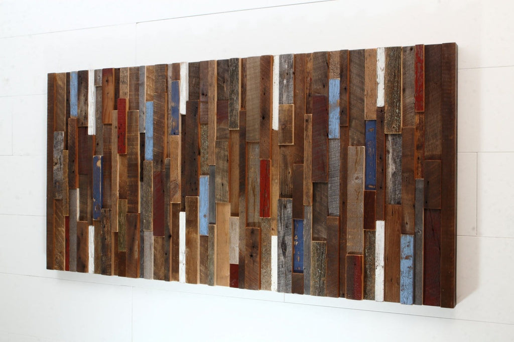 reclaimed wood wall art