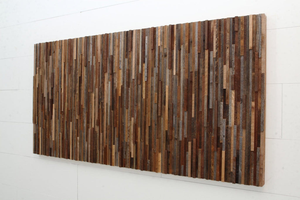 reclaimed wood wall art