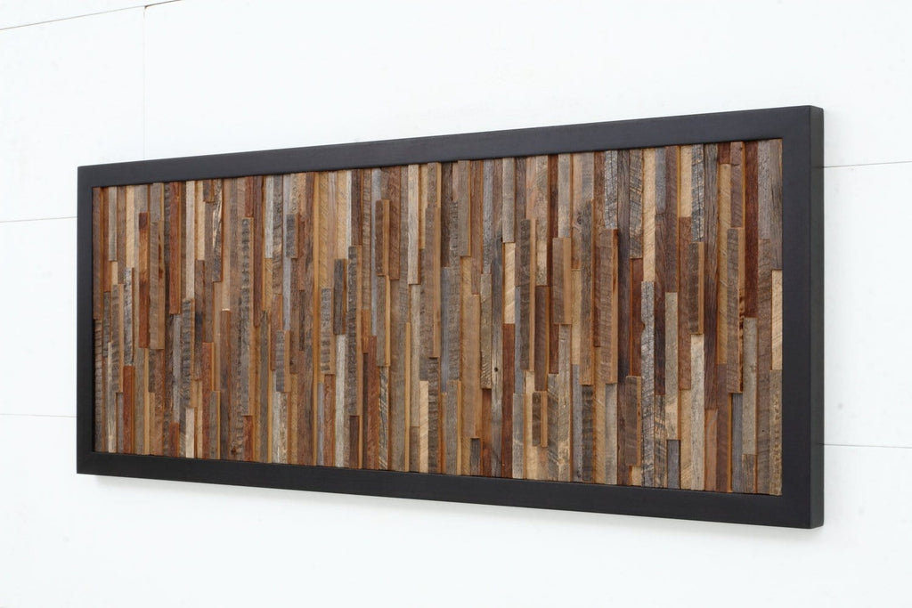 reclaimed wood wall art