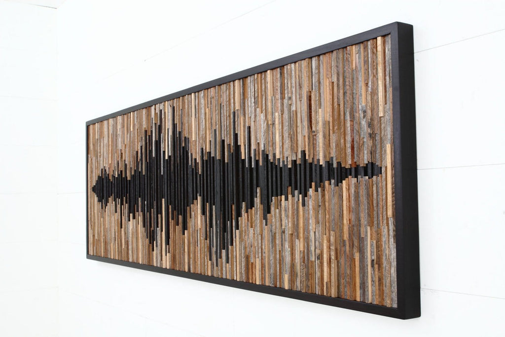 Sound Wave wood wall art