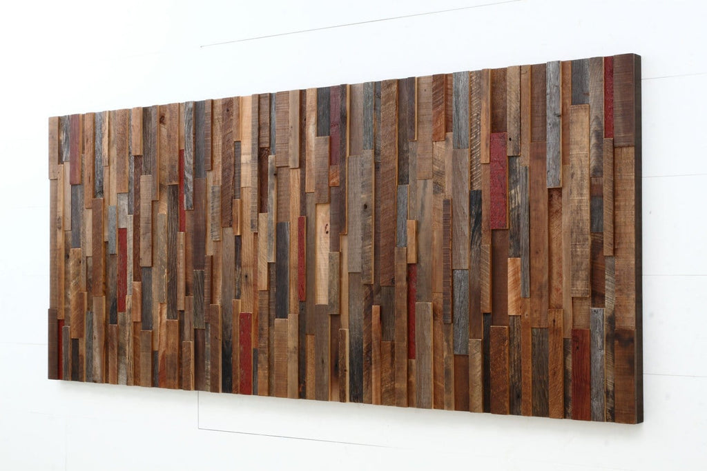reclaimed wood wall art