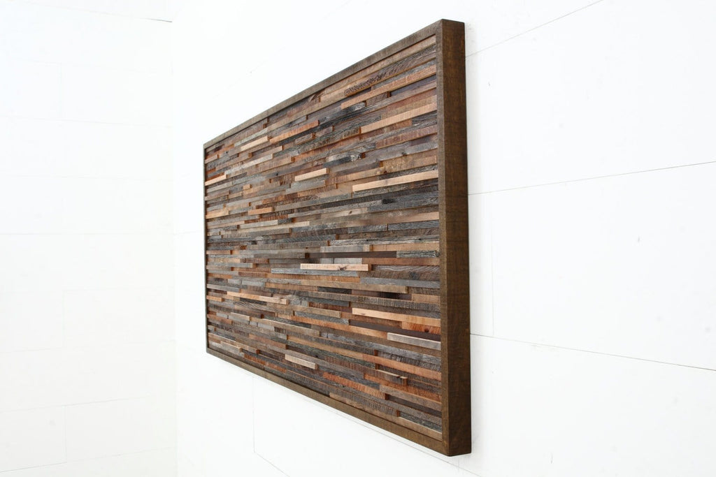 reclaimed wood wall art