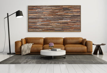 reclaimed wood wall art