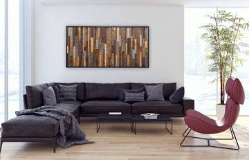 reclaimed wood wall art